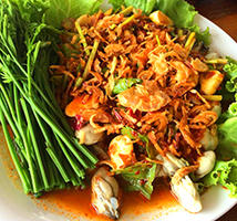 NO. SS38  ����¹ҧ�� (Spicy Oyster salad)