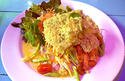 NO. SS20 ����ӻ�Ҵء�� (Papaya salad with crisp fried catfish)